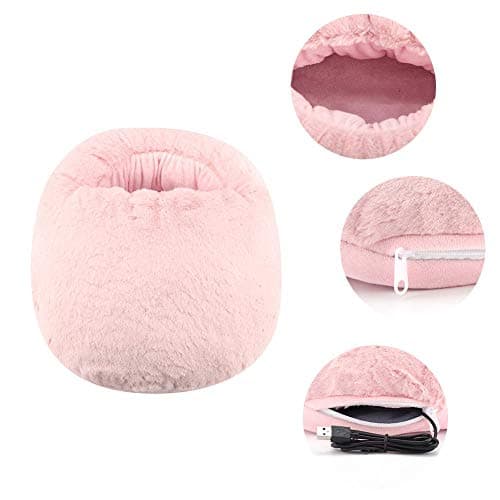 Usb Foot Warmer, Plush Heating Pad 50-60C 15 x 11 in — view 4