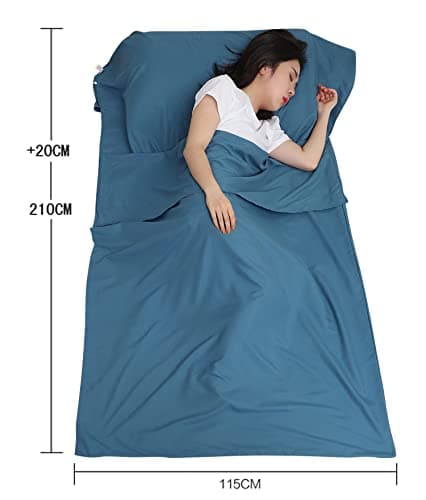 JITTY Sleeping Bag Liner 210x115cm(Blue) — view 4