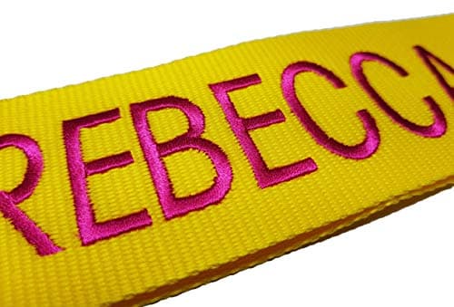 Personalised Luggage Strap with Lock – Embroidered Name Travel Belt – Adjustable Suitcase Strap with 3 Digit Lock – 180cm x 5cm – Ideal for Travel, Honeymoon, Holidays, Gifts — view 4