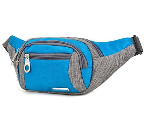 Travel Pouch Compact Security Money Waist Belt Superior Anti-Theft Protection and Comfort Sky Blue