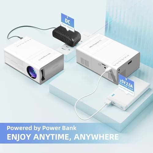 Mini projector, with ANSI 31 lumens, compatible with smartphones, tablets and laptops. — view 4