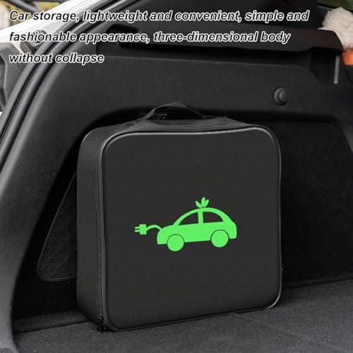 BOFYTR EV Charging Cable Bag, Electric Car Charger Cable Storage Bag, Portable Car Storage Organiser for Daily Commutes and Road Trips, Compact 32x32 Cm Design — view 6