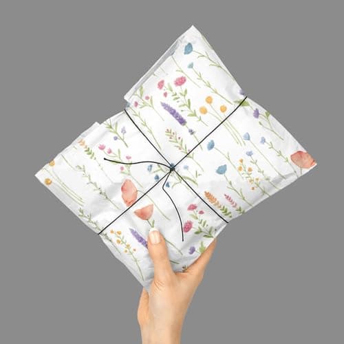 Jwssor Lavender Tissue Paper,20sheets 20X14inch Gift Wrapping for Gift Bags,Tissue Paper for Packing Christmas Birthday Party DIY Crafts — view 6