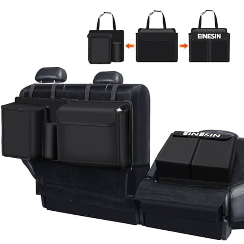 Einesin Car Boot Organiser, Seat Back Hanging Organisers with Built-in Cooler - Detachable Storage Modules with Zippers, Car Trunk Tidy Organiser Bag for SUVs, Vans — view 3