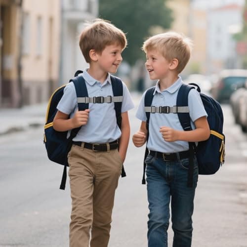 Zcbzbn Pack of 2 Chest Strap Backpack, Adjustable Chest Strap Backpack, Adjustable Chest Strap for School Bag, Nylon with Buckle, for School Backpack Outside Travel, gray, 2cm — view 4