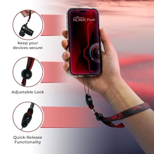 Nordic Flash Hand Strap 5-Pack - Quick-Release Lanyards for Camera & Phone, Premium Strap Around Wrists for Secure Grip - Ideal for Travel, Hiking & Photographers — view 2