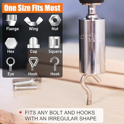Spurtar Universal Socket Wrench Set (11-32mm 7-19mm) with Drill Adapters — view 6