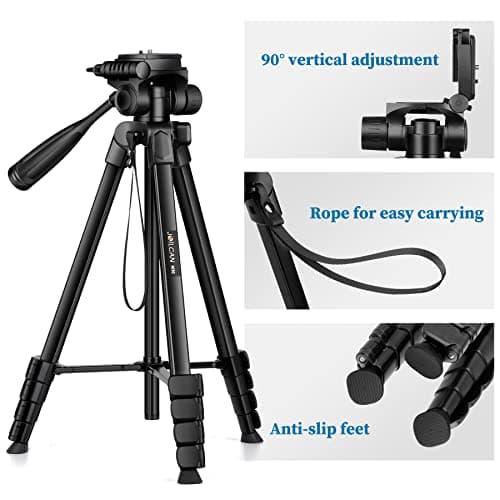 JOILCAN Camera Tripod Stand for DSLR, 67" Phone Tripod for iPhone 17/16/15 — view 5