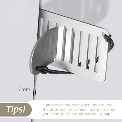 MEGAVOW 2 Pack Security Portable Door Lock Without Drilling — view 3
