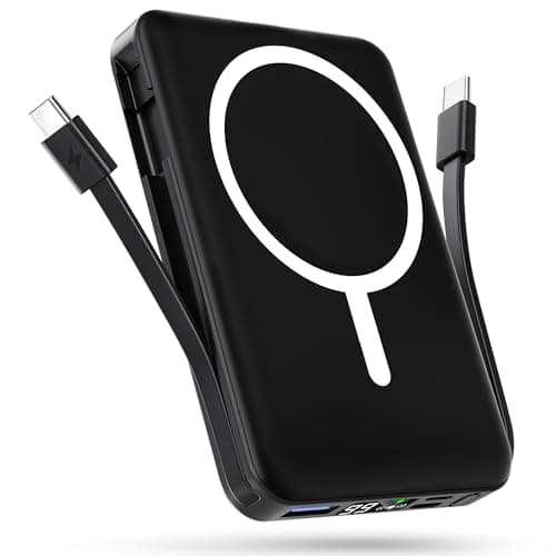 Podoru for Magsafe Power Bank, 10000mAh 20W Magnetic Portable Charger