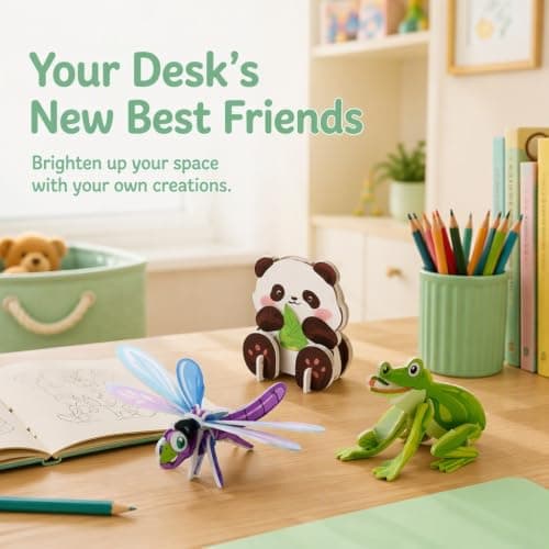 Durdiiy 50Pcs 3D Puzzle Set, Educational Paper Jigsaw — view 5