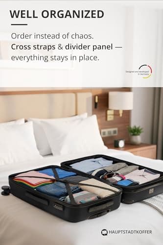Hauptstadtkoffer Spree – Large Hardshell Suitcase, TSA Lock, 4 Double Wheels, Trolley Luggage, Rolling Suitcase, Travel Case with Expandable Capacity, 75 cm, 119 Liters, White — view 6