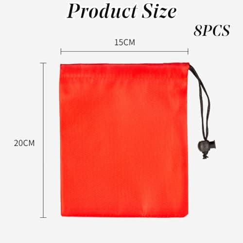 FYHJNC 5 Drawstring Storage Bags, Foldable, Waterproof Dry, Outdoor Travel, Small Items, Beach Sandbags, Portable Item Bags — view 2