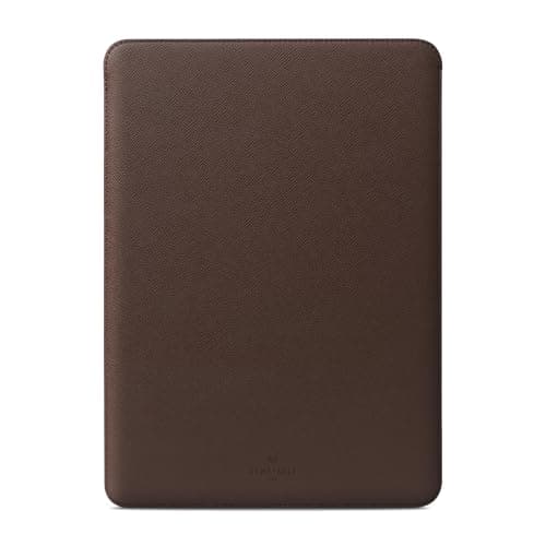 Comfyable Laptop Sleeve 14 Inch Precisely Compatible with MacBook Pro 14-inch M5 2026 A3426 A3427 M4 M3 M2 M1 Pro/Max 2025-2021, Faux Leather Cover Case, 14 in, Coffee