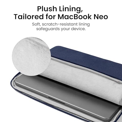 tomtoc Slim Laptop Sleeve Case for 13-inch New MacBook Neo A3404 (2026) A18 — view 6