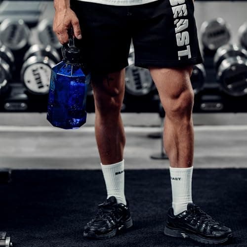 Alpha Designs 2 Litre Water Bottle 2L Large Gym Drinks Water Jug - Clear — view 3