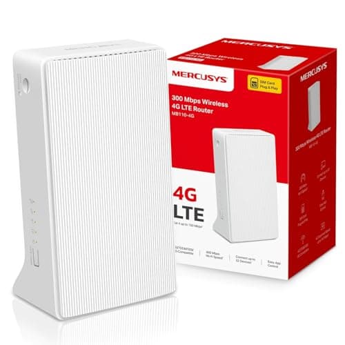MERCUSYS MB110-4G 4G Router with SIM Slot, N300 Portable WiFi Router