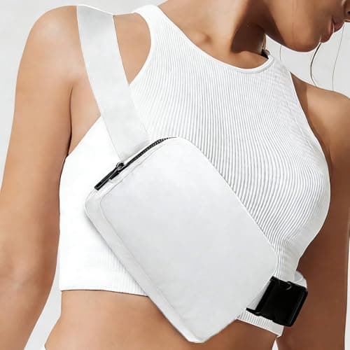 Belt Bag for Women Fashionable Fanny Packs Crossbody Bags for Women for Travel Workout Running Hiking for Lady Girls and Men — view 5