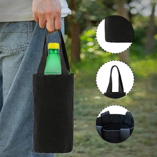 Hozaenwa Water Bottle Carrier Bag Portable Drinks Organizer Bag — view 3
