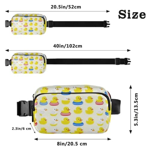Water Resistant Adjustable Strap Fashion Waist Packs — view 3