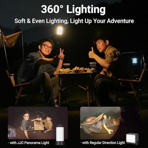 JJC 360° LED Light for Insta 360 X6 X5 X4 Air X3 & Osmo 360 Action Camera — view 3