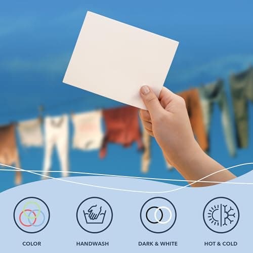 Cosmeau Travel Wash Laundry Sheets Mix Pack - up to 60 Washes (30 sheets) - Eco Laundry Detergent - for Whites, Colours & Blacks - Biodegradable - Hand & machine wash — view 4