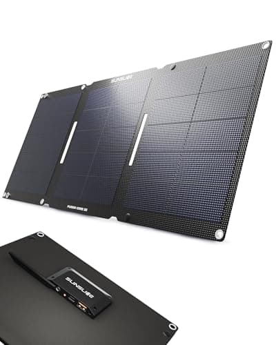 22W Portable Solar Charger – Sunslice Fusion Core 22 – High Performance with USB-A, USB-C & DC5521 – Ideal for Smartphones, Tablets, Camping and Outdoor Travel