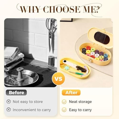 Portable Sewing Kit Repair Tools Craft — view 6