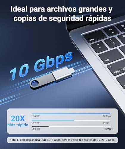 Syntech USB C to USB Adapter 2-Pack, Type C Male to USB 3.0 Female Adapter — view 3