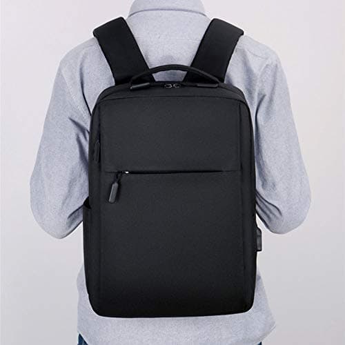 Men Laptop Backpack With usb Charging Port Large Travel Computer Backpack Casual Daypack for Business/College Black One size — view 2