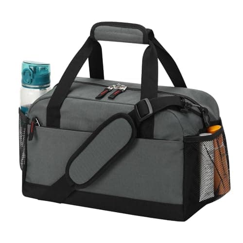 LONALIA 14L Small Gym Bag, Wet Pocket, 14 inch, Dark Grey
