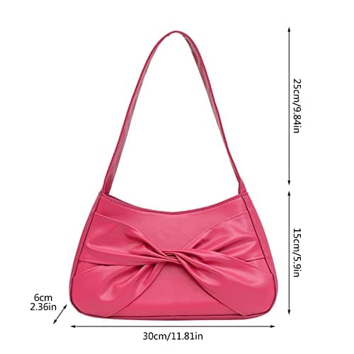 VaiKanhai Pocket Projector Solid Color Bow Personality Simple Armpit Square Pockets Ashtray, orange, One Size — view 5