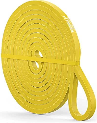 2–10 kg Yellow Pull Up Resistance Band - Pull Up Assistance Bands for Men & Women – Long Exercise Band for Home & Gym - Assisted Fitness Band for Workout, Calisthenics, Mob, Stretch & Physio Therapy