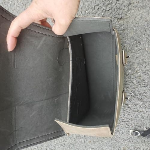 Large 28cm Motorcycle Tool Bag PU Leather Storage(Right) — view 6