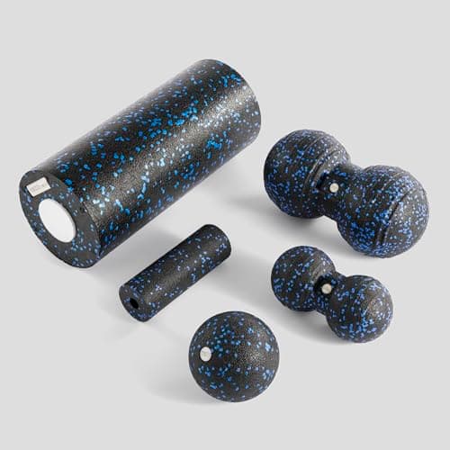 Phoenix Fitness Massage Roller Set - 5-Piece High-Density EPP Foam Roller & Massage Balls for Deep Tissue Muscle Recovery & Pain Relief - Portable Fascia Kit for Athletes with Carry Bag for Home & Gym — view 2