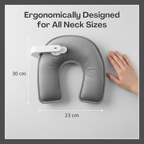 RIXI Rechargeable Electric Neck Warmer Heating Pad - Grey — view 6
