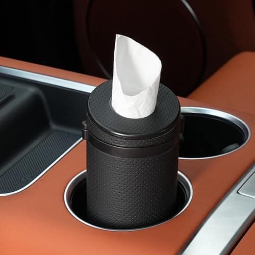 Car Tissues Tube Safety Hammer Design, Faux Leather, Wear-Resistant — view 3