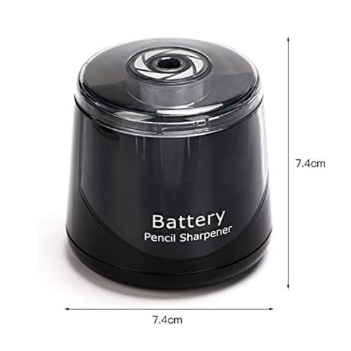 JZF High-Speed Automatic Pencil Sharpener, Portable Battery-Powered Coloured Pencil Sharpener, Perfect for Kids Students and Personal Use at Home School or Office — view 2