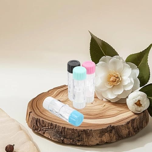 LRXIYODE Rgp Contact Lens Case 4 Pack Plastic Protective Storage Box — view 5