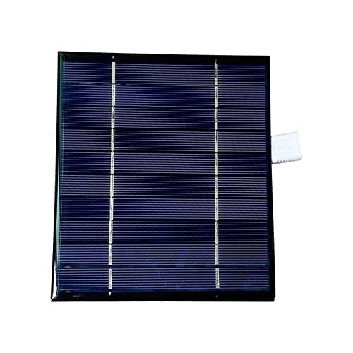 Qcwwy Portable Solar Charger Monocrystalline Silicon USB Solar Panel 2.5W 5V 500mA Compact Phone Charger with Voltage Stabilizer for Hiking Camping Travel — view 2