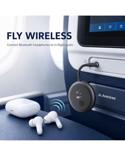 Avantree SoundJet R1-25Hr Airplane Bluetooth Adapter for All AirPods — view 2