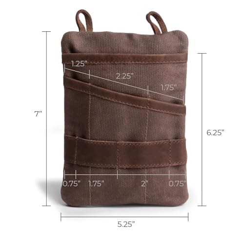 Hide & Drink, Multi-Tool Pocket Pouch XL, Durable Bag for Change, Handmade — view 4