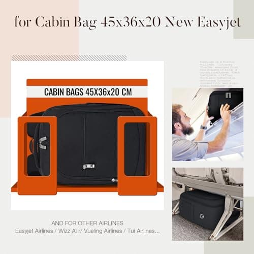 RuoSien Easyjet Cabin Bag 45 x 36 x 20 Underseat Travel Backpack — view 3