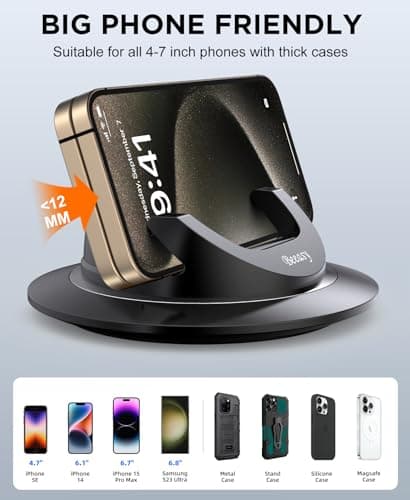 Beeasy Car Phone Holder Dashboard, 360° Silicone Phone Holder for Cars — view 6