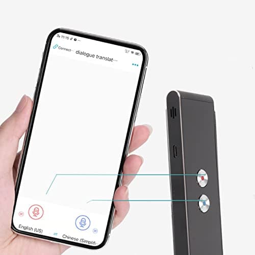 Language Translator Device,96 Languages Smart Foreign Language Translator with 400mAh Batter,Portable Instant Translator Device with Voice — view 3
