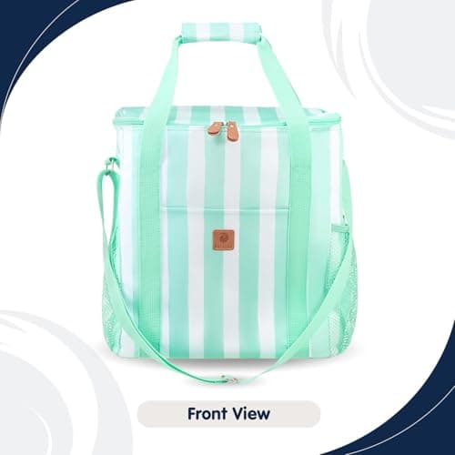 Whitesands Large 20L Family Cool Bag, Insulated Lining, Spacious Outer Pockets, Keeps Food Fresh & Cool for 6 Hours, Carry Handle & Shoulder Strap For Picnics — view 4