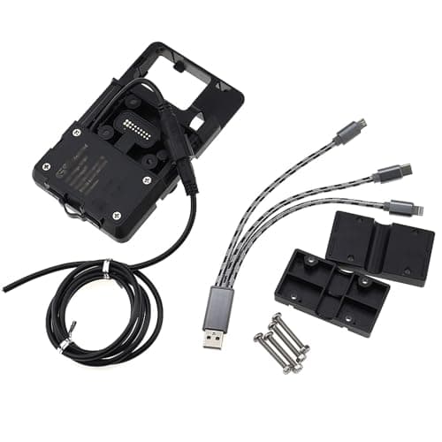 handlebar GPS mount for motorcycle Rechargeable Mobile Phone Navigation Stand Motorcycle Holder For Versys 650 KLE650 2015-2019(2)