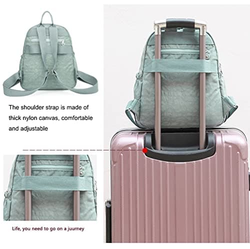 Laneko Mini Nylon Backpacks for Women Small Backpack Purse Lightweight Backpacks Mini Casual Travel Daypack (Small Backpack-A) — view 5