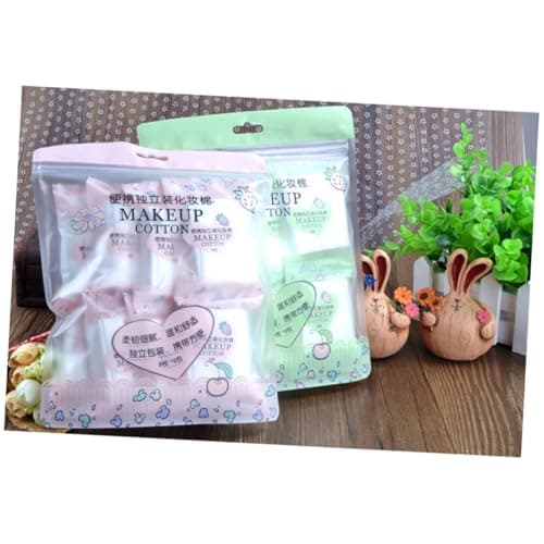 Portable Makeup Cotton Pads 64 Pcs Nonwoven Disposable Face — view 3