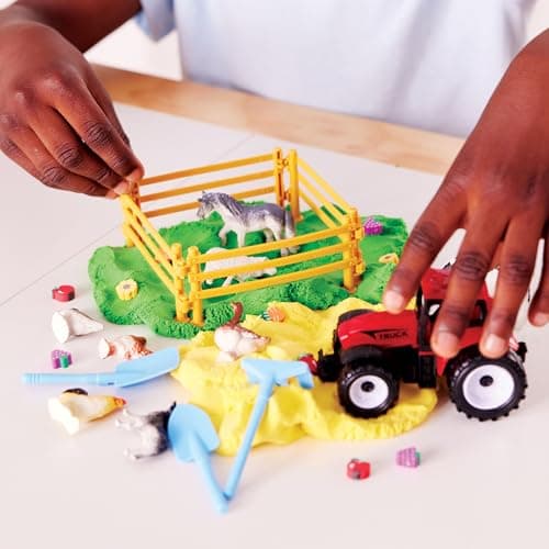 Creativity for Kids Farm Sensory Toys: 11-Piece Set for Toddlers 3-4, Pretend Play Farm Animals & Cloud Clay — view 2